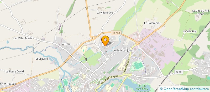 localisation de l'entreprise MADAME DOMINIQUE DURAND à LAMBALLE-ARMOR