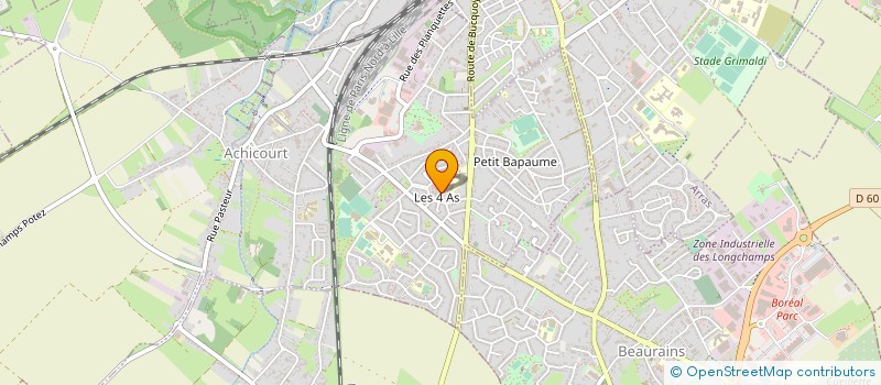 localisation de l'entreprise MADAME DOMINIQUE DUSSART à ACHICOURT