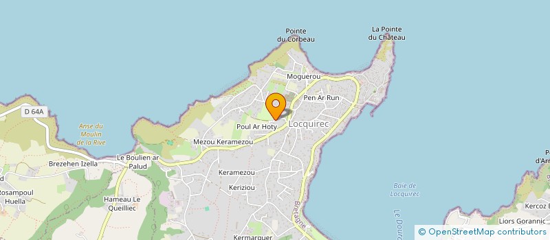 localisation de l'entreprise MADAME DOMINIQUE DUTHION  LOCQUIREC