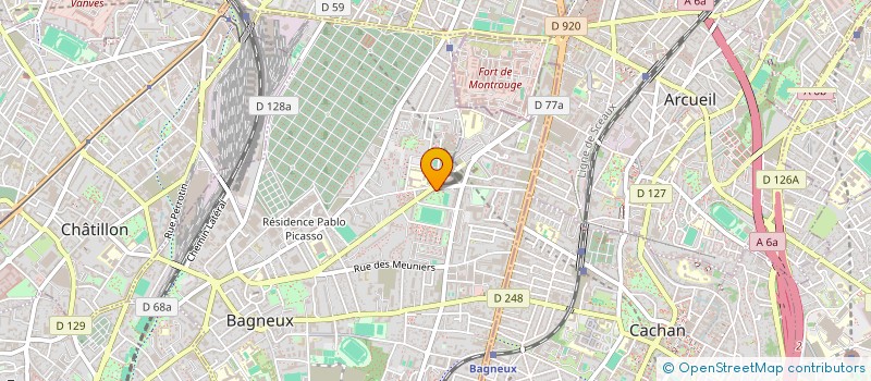 localisation de l'entreprise MADAME DOMINIQUE DUTRIEUX à BAGNEUX
