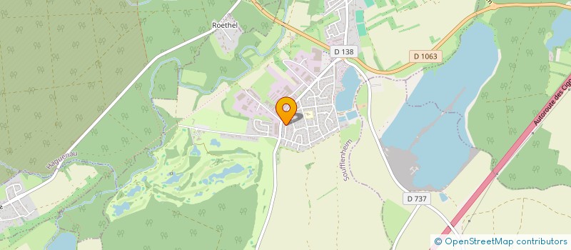 localisation de l'entreprise MADAME DOMINIQUE ERNEWEIN  SOUFFLENHEIM