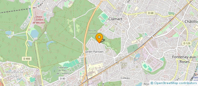 localisation de l'entreprise MADAME DOMINIQUE EUDES à CLAMART