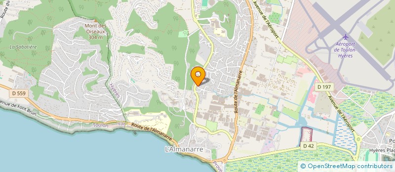 localisation de l'entreprise MADAME DOMINIQUE FAUS  HYERES