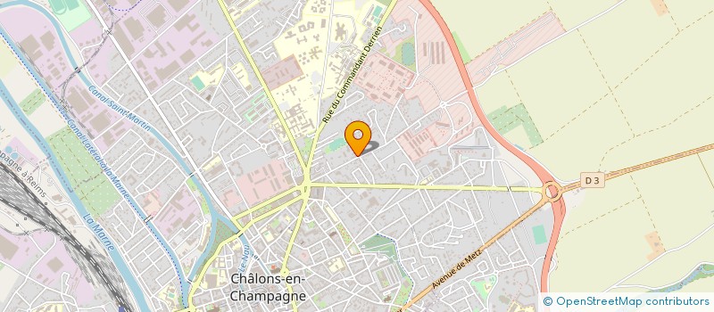 localisation de l'entreprise MADAME DOMINIQUE FENDELER à CHALONS-EN-CHAMPAGNE