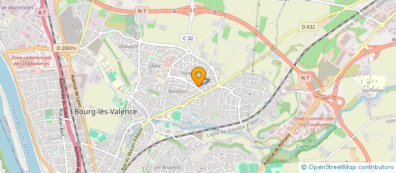 localisation de l'entreprise MADAME DOMINIQUE FERNANDEZ  ETOILE-SUR-RHONE