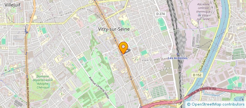 localisation de l'entreprise MADAME DOMINIQUE FERTAL à VITRY-SUR-SEINE