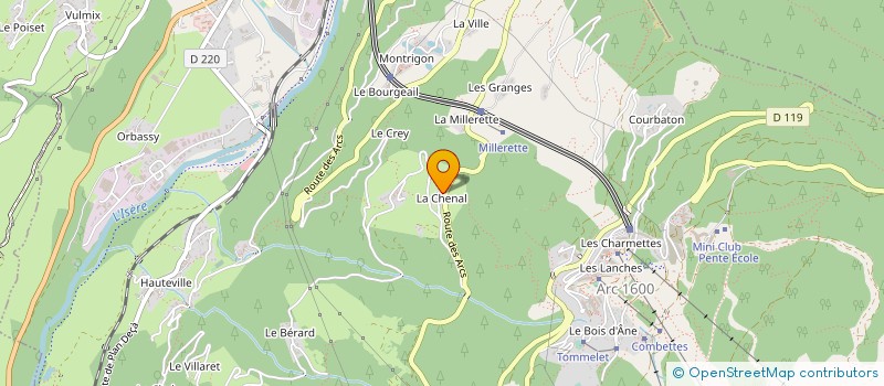 localisation de l'entreprise MADAME DOMINIQUE FIASSON  BOURG-SAINT-MAURICE