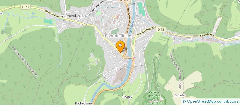 localisation de l'entreprise MADAME DOMINIQUE FICHET  PONT-DE-ROIDE-VERMONDANS