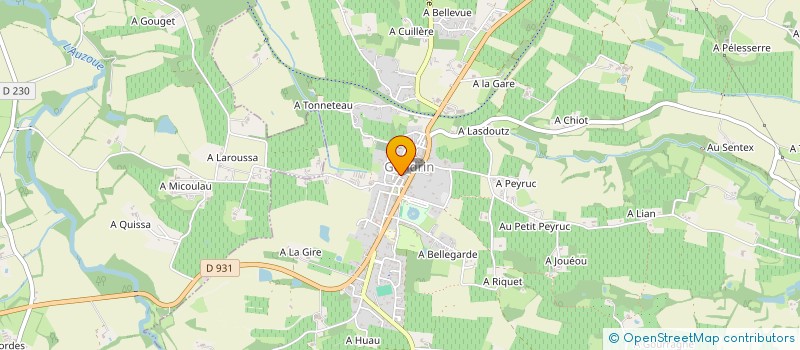 localisation de l'entreprise MADAME DOMINIQUE FILLION à GONDRIN