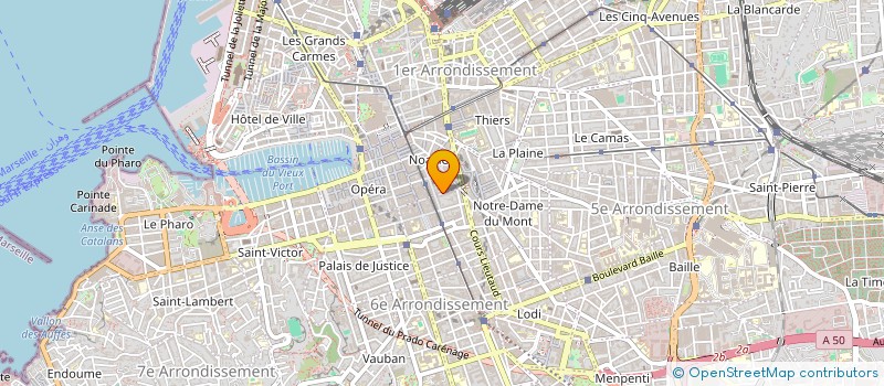 localisation de l'entreprise MADAME DOMINIQUE FIQUET à MARSEILLE 1