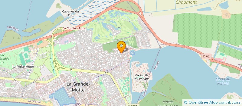 localisation de l'entreprise MADAME DOMINIQUE FLORENCE JULIEN  LA GRANDE-MOTTE