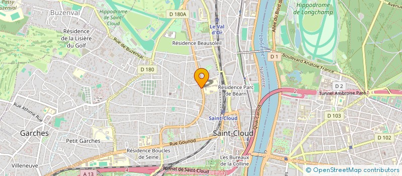 localisation de l'entreprise MADAME DOMINIQUE FOLINI à SAINT-CLOUD