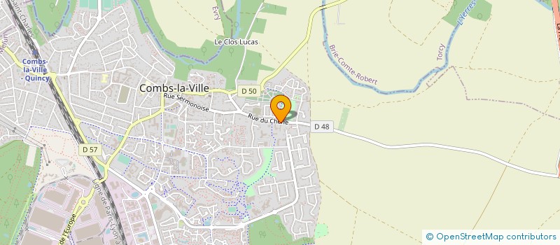 localisation de l'entreprise MADAME DOMINIQUE FOLLOROUX  COMBS-LA-VILLE