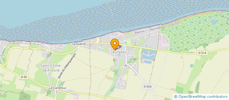 localisation de l'entreprise MADAME DOMINIQUE FONTAINE  ASNELLES