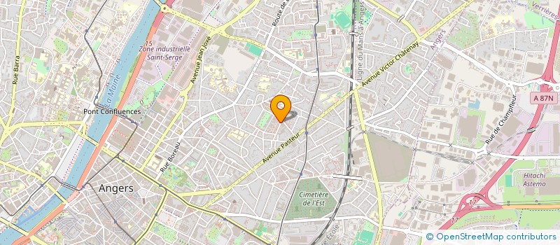 localisation de l'entreprise MADAME DOMINIQUE FORET à ANGERS