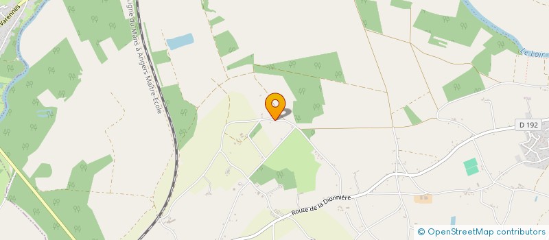 localisation de l'entreprise MADAME DOMINIQUE FOSSEY à RIVES-DU-LOIR-EN-ANJOU