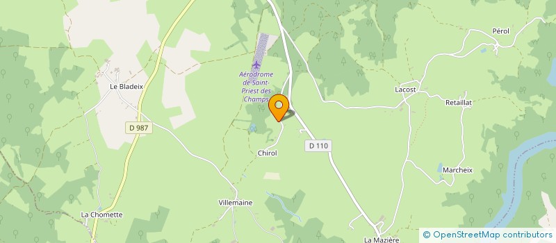 localisation de l'entreprise MADAME DOMINIQUE FOSTIER  CHANTELLE