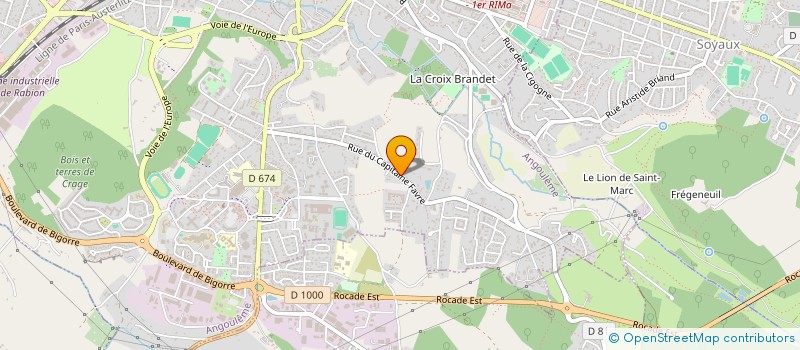 localisation de l'entreprise MADAME DOMINIQUE FOUILLET à ANGOULEME