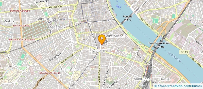 localisation de l'entreprise MADAME DOMINIQUE FOULADOUX à BORDEAUX