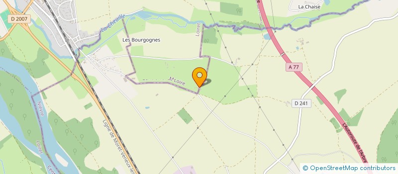 localisation de l'entreprise MADAME DOMINIQUE FOURNIER à BONNY-SUR-LOIRE