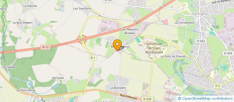 localisation de l'entreprise MADAME DOMINIQUE FOURNIER à CONDE-SUR-SARTHE