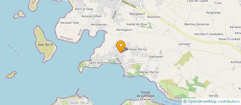 localisation de l'entreprise MADAME DOMINIQUE FOURNIER  PLOUGUERNEAU