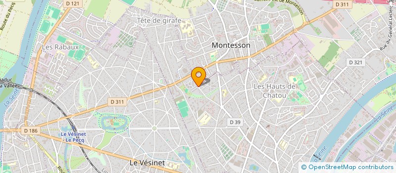 localisation de l'entreprise MADAME DOMINIQUE FOURNOL  CHATOU