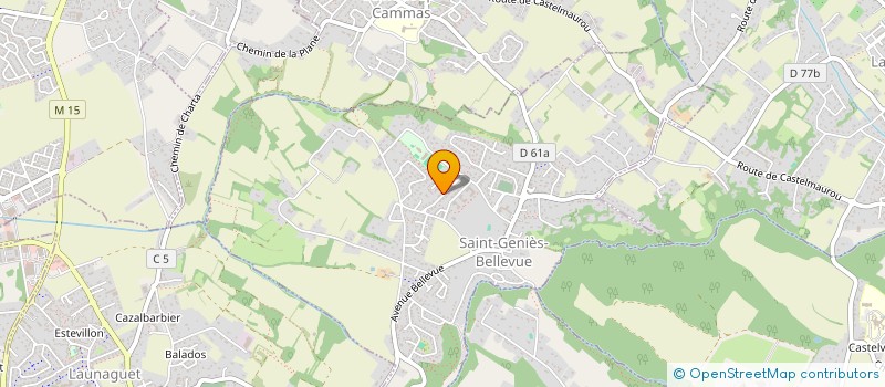 localisation de l'entreprise MADAME DOMINIQUE FRACARO  SAINT-GENIES-BELLEVUE