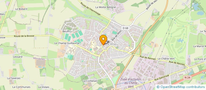 localisation de l'entreprise MADAME DOMINIQUE FRAICHE  LE RHEU