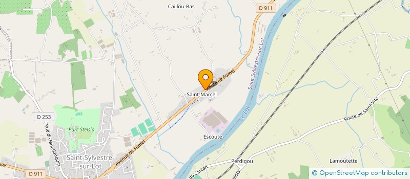 localisation de l'entreprise MADAME DOMINIQUE GACEM  SAINT-SYLVESTRE-SUR-LOT