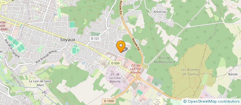 localisation de l'entreprise MADAME DOMINIQUE GADZIALA à SOYAUX
