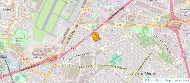 localisation de l'entreprise MADAME DOMINIQUE GAILLARD BOURSIEN à LE BLANC-MESNIL
