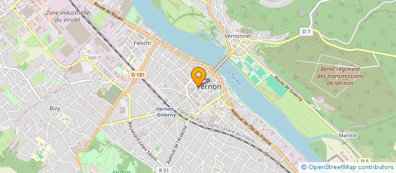 localisation de l'entreprise MADAME DOMINIQUE GARNICHE à VERNON