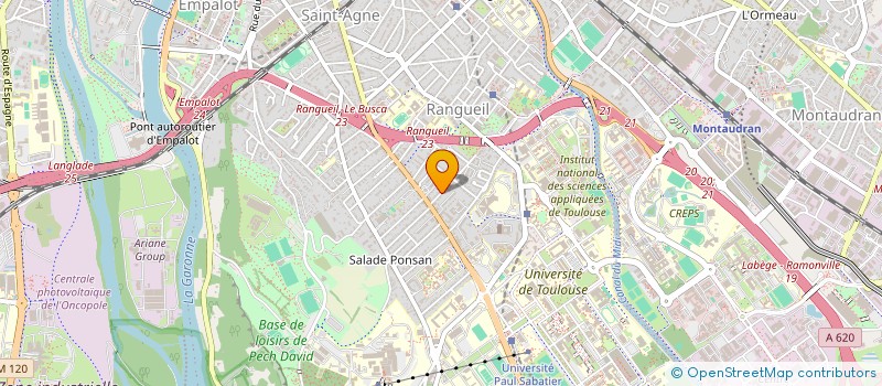 localisation de l'entreprise MADAME DOMINIQUE GARNIER  TOULOUSE