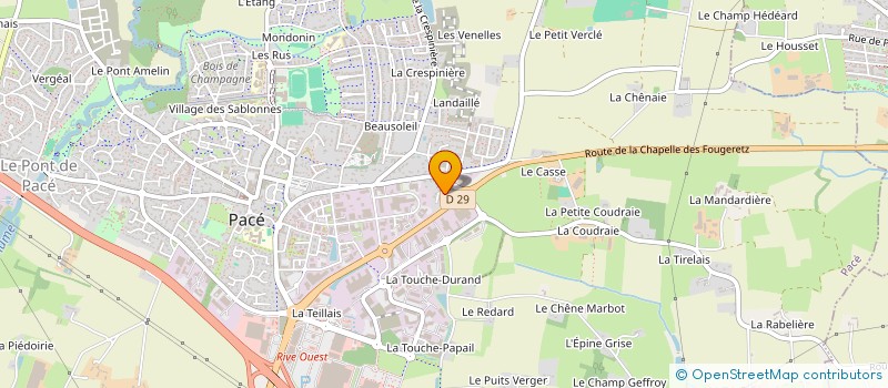 localisation de l'entreprise MADAME DOMINIQUE GARREC  PACE