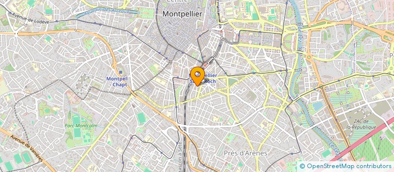 localisation de l'entreprise MADAME DOMINIQUE GAUTHIEZ à MONTPELLIER