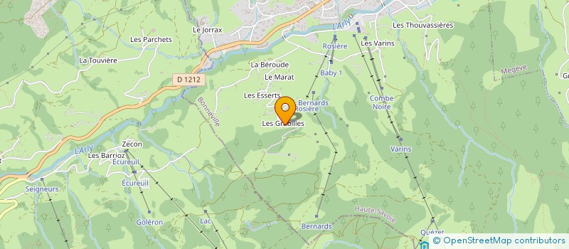 localisation de l'entreprise MADAME DOMINIQUE GAY  PRAZ SUR ARLY