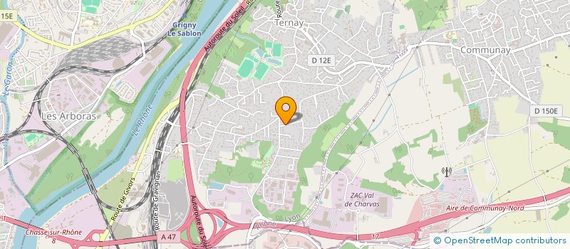 localisation de l'entreprise MADAME DOMINIQUE GEIGER  TERNAY