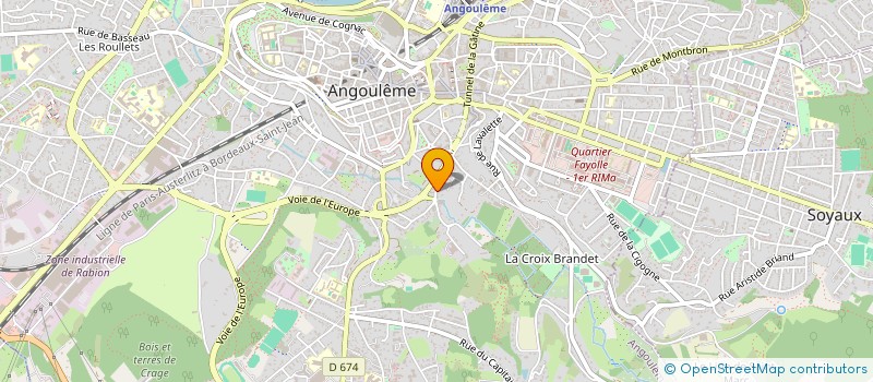 localisation de l'entreprise MADAME DOMINIQUE GENTIS à ANGOULEME