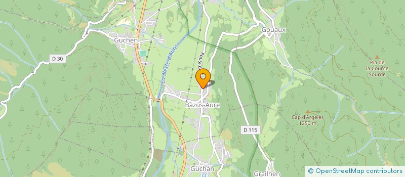 localisation de l'entreprise MADAME DOMINIQUE GENTY  ARAGNOUET