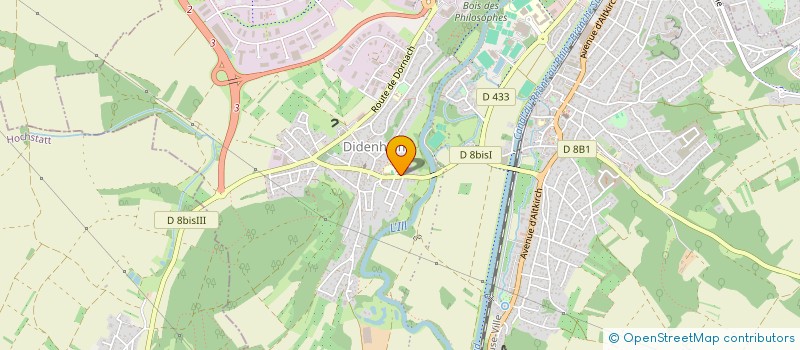 localisation de l'entreprise MADAME DOMINIQUE GEORGER  BRUNSTATT-DIDENHEIM