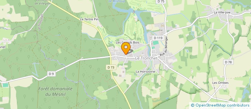 localisation de l'entreprise MADAME DOMINIQUE GERARD  LE TRONCHET