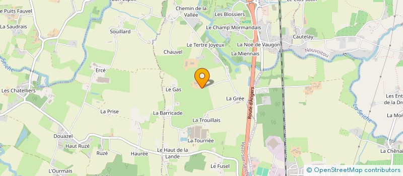 localisation de l'entreprise MADAME DOMINIQUE GERARD  VERN-SUR-SEICHE