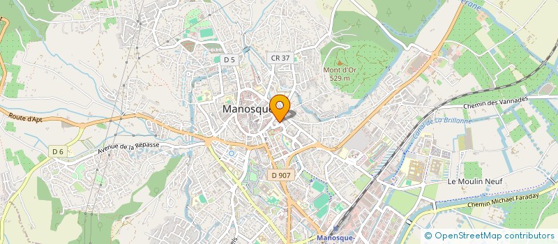 localisation de l'entreprise MADAME DOMINIQUE GERBAUD à MANOSQUE