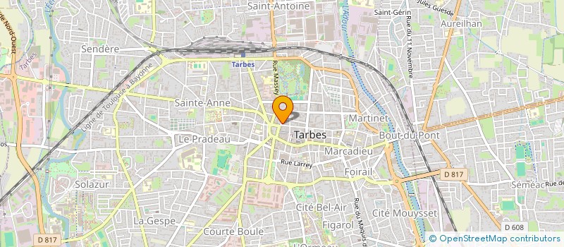 localisation de l'entreprise MADAME DOMINIQUE GERMAINE VIALAR  TARBES