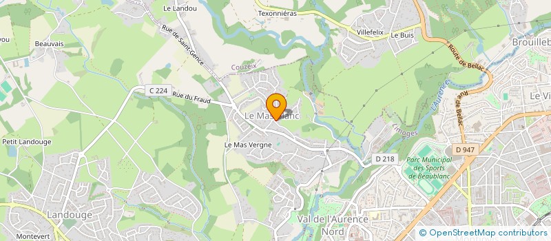 localisation de l'entreprise MADAME DOMINIQUE GESTIN à LIMOGES