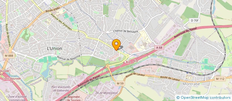 localisation de l'entreprise MADAME DOMINIQUE GIAMARCHI à L'UNION