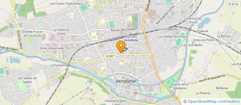 localisation de l'entreprise MADAME DOMINIQUE GIBERT à VENDOME