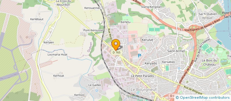 localisation de l'entreprise MADAME DOMINIQUE GICQUEL  LORIENT