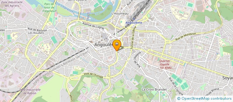 localisation de l'entreprise MADAME DOMINIQUE GIDEL à ANGOULEME